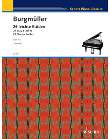 25 Etudes Faciles Opus 100 - Piano - Burgmuller - Editions Schott