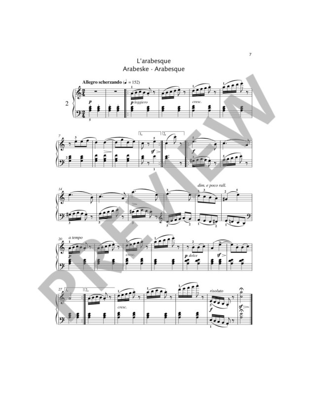 25 Etudes Faciles Opus 100 - Piano - Burgmuller - Editions Schott