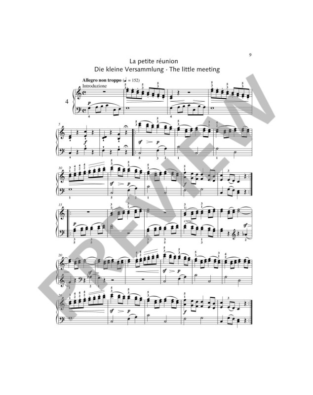 25 Etudes Faciles Opus 100 - Piano - Burgmuller - Editions Schott
