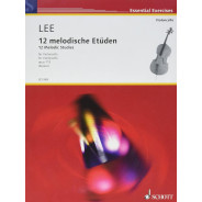 12 Melodische Etudes Opus 113 - Lee - Violoncelle - Editions Schott