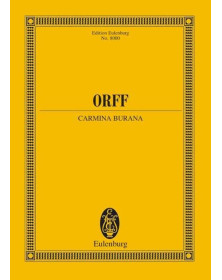 Carmina Burana - Carl Orff - Conducteur de Poche - Eulenburg