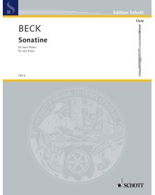 Conrad Beck : Sonatine Pour 2 Flûtes traversières - Editions Schott
