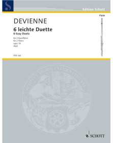 6 Duos Faciles Opus 18 - François Devienne - 2 Flûtes - Schott - FTR160