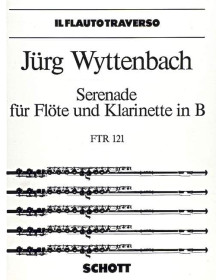 Jûrg Wyttenbach : Serenade - pour Flûte ou Clarinette sib - FTR121 - Schott