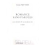 Jean Meyer : Romance sans Paroles - Clarinette ou Saxophone et Piano