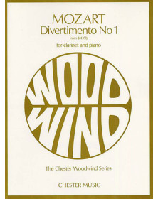 Divertimento N°1 KV 439b - Mozart - Clarinette et Piano - Chester