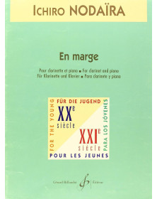 Ichiro Nodaira : En Marge - Clarinette et Piano - Gérard Billaudot