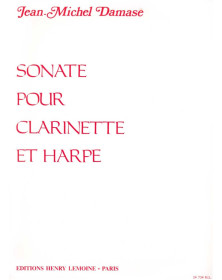 Sonate - Jean-Michel Damase - Clarinette et Harpe - Henry Lemoine