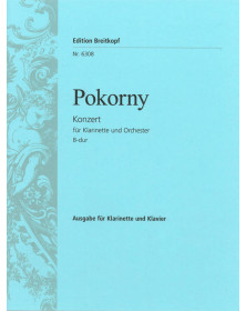 Franz Xaver Pokorny : Concerto en sib Majeur  pour Clarinette et Piano