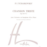 Pyotr Ilyich Tchaikovsky : Chanson triste Op.40 n°2 - Clarinette et Piano