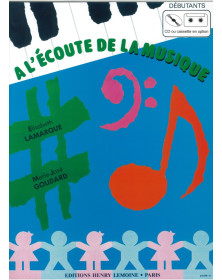 A l'écoute de la musique débutant (Livre)