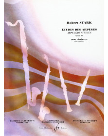 Etudes Des Arpèges Opus 39 - Clarinette - Robert Stark - Billaudot