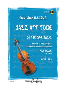 Jazz Attitude Volume 1 - Violon - Jean-Marc Allerme - Henry Lemoine