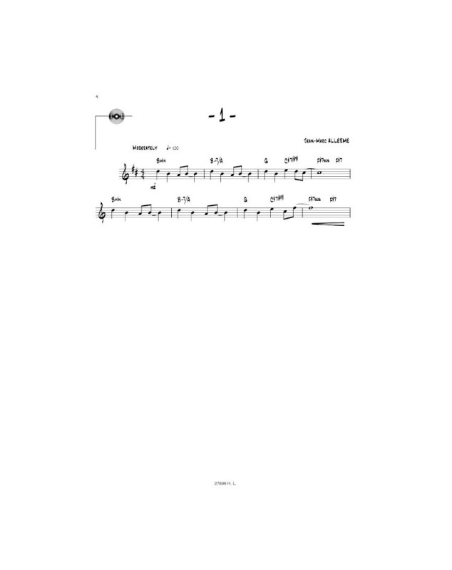 Jazz Attitude Volume 1 - Violon - Jean-Marc Allerme - Henry Lemoine