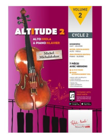 Altitude 2 - Recueil pour Alto et Piano - Michel Michalakakos  - Robert Martin