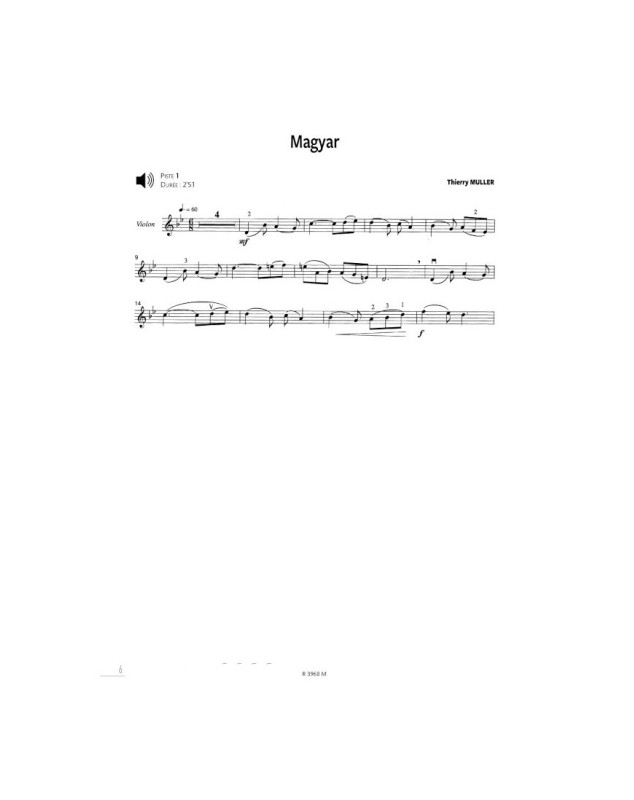 Le Voyage du Melo'Man - Violon et Piano -Editions  Robert Martin