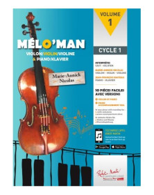 Mélo'Man - Recueil pour Violon et Piano - Editions Robert Martin