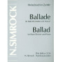 Ballade - Clarinette Basse et Piano - Heinz Joachim Zander