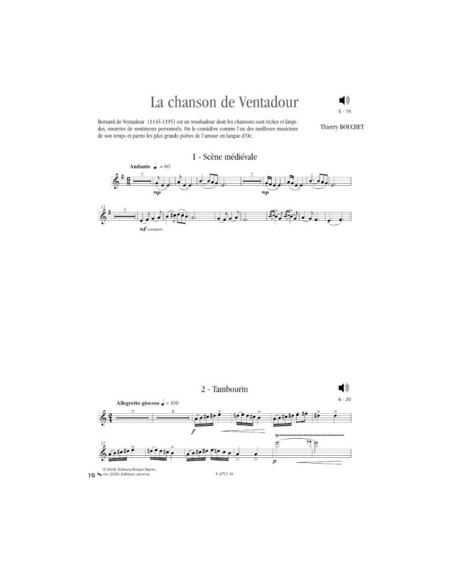 Le Petit Fluté à Travers les Siècles Vol. 7 - Editions Robert Martin