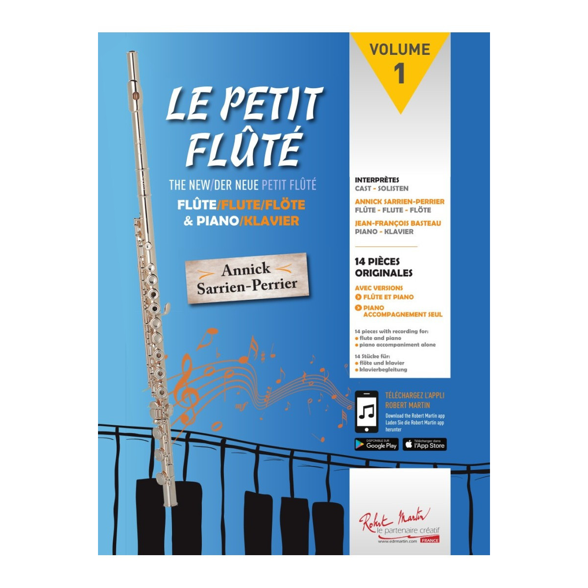 Le Petit Flûté Vol. 1 - Annick Sarrien-Perrier - Editions Robert Martin