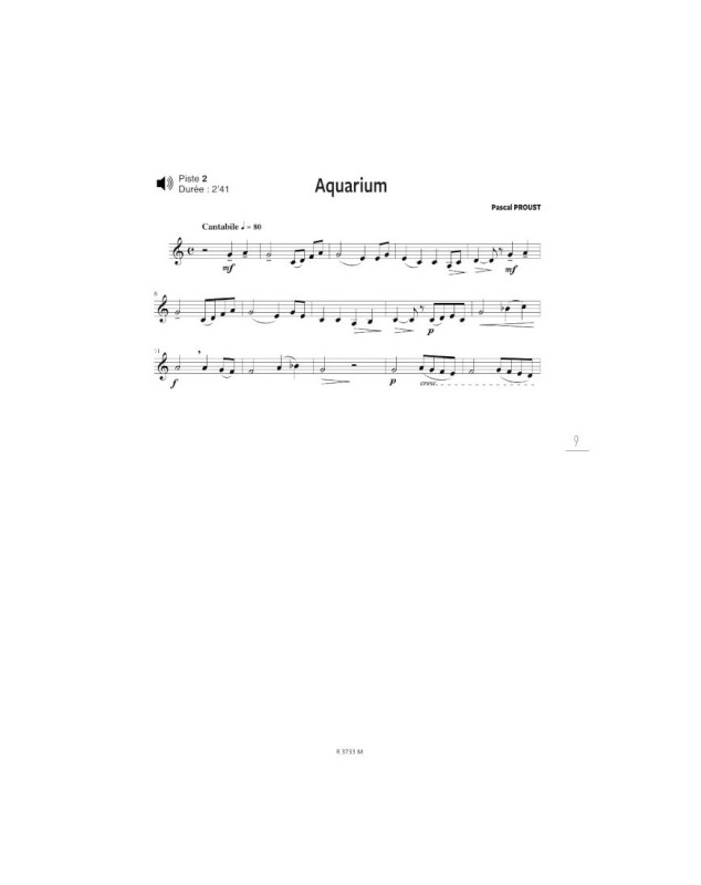Cor Solos Vol. 1 - Michel Molinaro - Editions Robert Martin