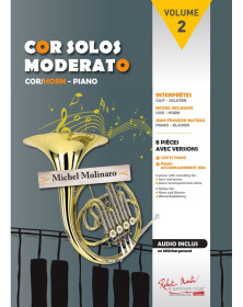 Cor Solos Moderato Vol. 2 - Michel Molinaro - Editions Robert Martin