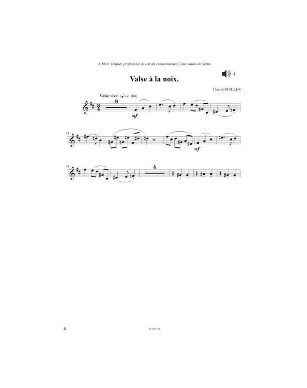 Cor Solos Moderato Vol. 2 - Michel Molinaro - Editions Robert Martin