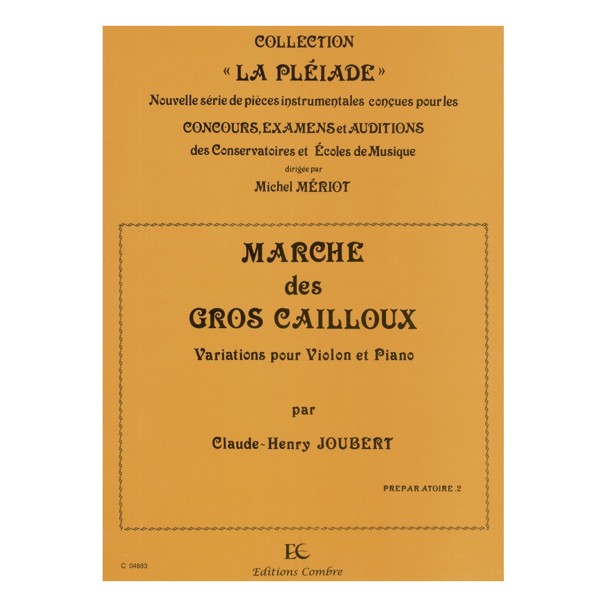 Marche des gros cailloux - Violon et Piano - Claude-Henry Joubert