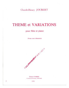 Thème et variations - Flute et Piano - Claude-Henry Joubert - Combre