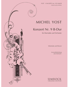 Concerto N°9 en Sib Majeur - Clarinette et Piano - Michel Yost - Elite Edition