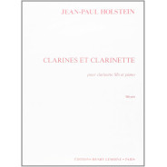 Clarines et clarinette - Jean-Paul Holstein - Editions Henry Lemoine