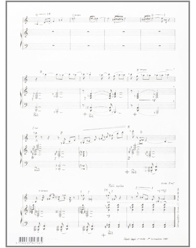 Clarines et clarinette - Jean-Paul Holstein - Editions Henry Lemoine