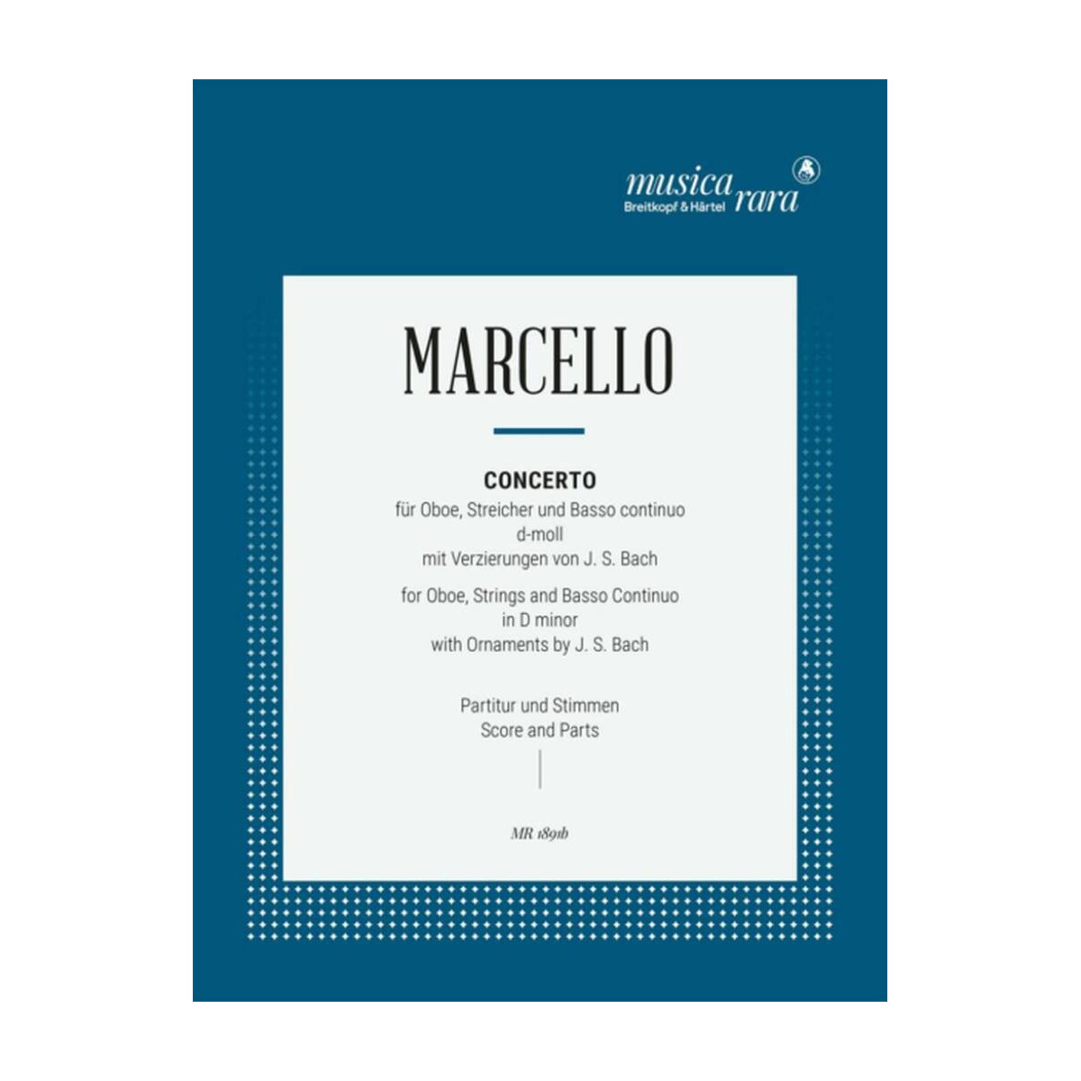 Alessandro Marcello : Concerto en Ré mineur - Hautbois et Piano