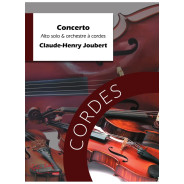 Concerto pour Alto Solo et Orchestre à Cordes - Claude-Henry Joubert