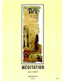 Méditation de Thaïs - Partition pour Piano - Jules Massenet