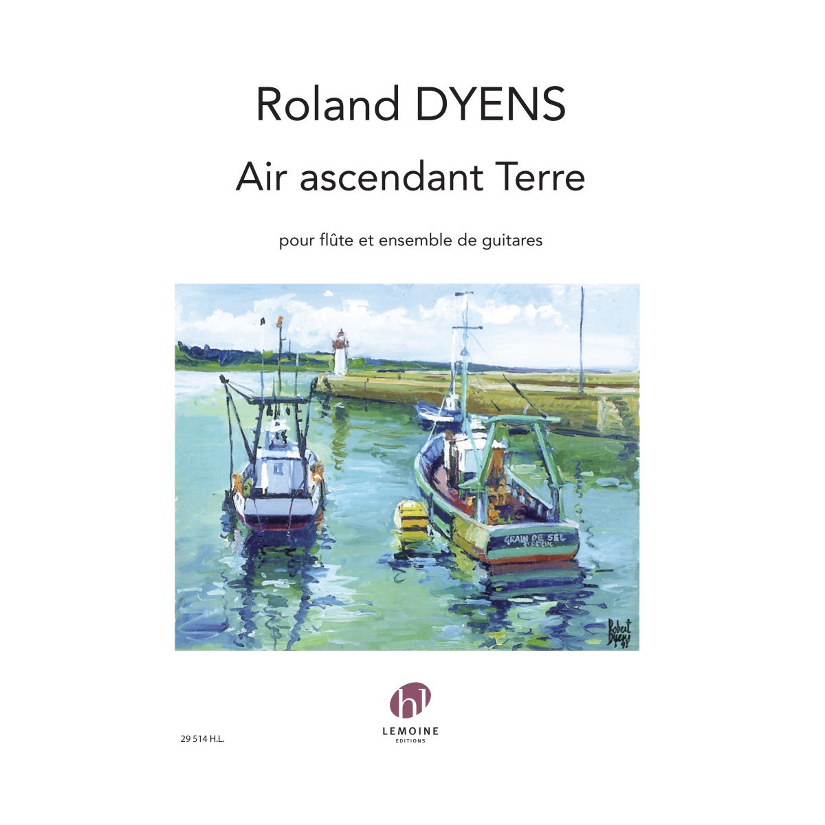 Air ascendant Terre - Flûte et Ensemble de Guitares - Roland Dyens