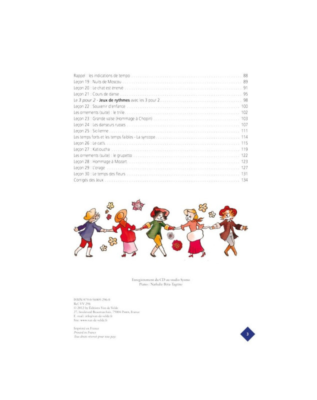 Méthode Tagrine Vol.2 - Piano - Nathalie Béra-Tagrine - Van de Velde