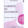 Carnets du guitariste Vol.4 - Yvon Rivoal - Editions Henry Lemoine