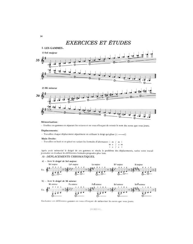 Carnets du guitariste Vol.4 - Yvon Rivoal - Editions Henry Lemoine