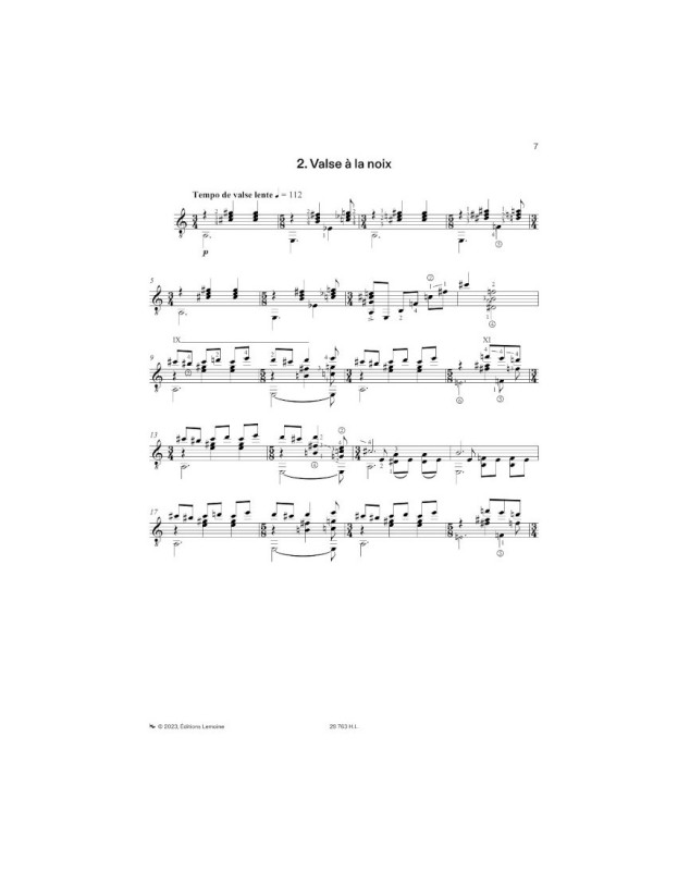 Palimpseste - Recueil pour Guitare - Thierry Muller - Henry Lemoine