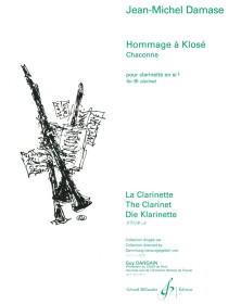 Hommage à Klosé - Clarinette - Jean-Michel Damase - Gérard Billaudot