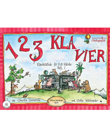1 2 3 Klavier - Klavierschule für 2-8 Hände - Editions Breitkopf & Härtel