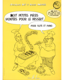 Huit (8) Petites pièces montées pour le dessert - Jean-Claude Diot et Gérard Meunier