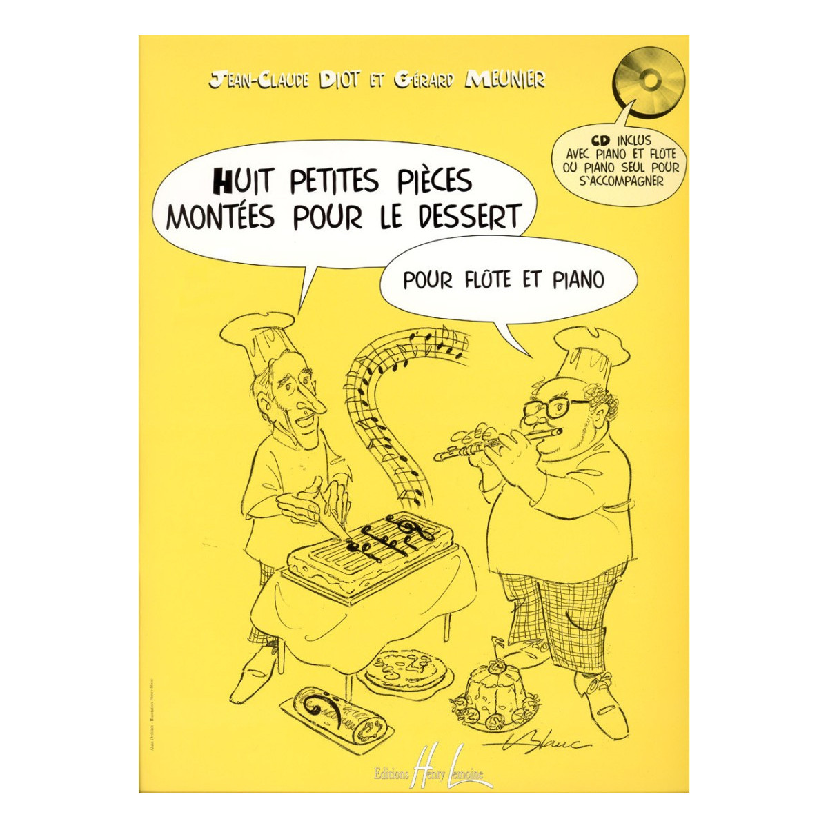Huit (8) Petites pièces montées pour le dessert - Jean-Claude Diot et Gérard Meunier