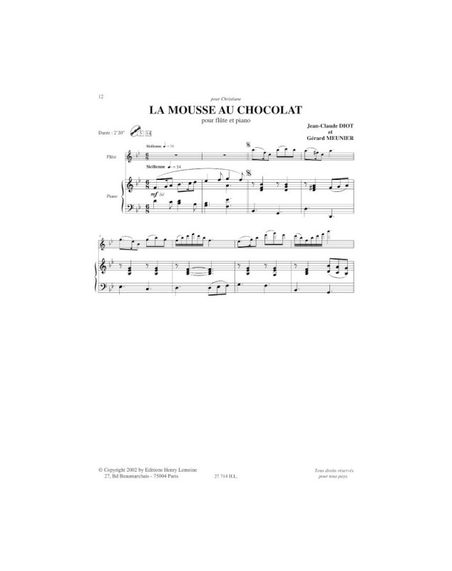 Huit (8) Petites pièces montées pour le dessert - Jean-Claude Diot et Gérard Meunier