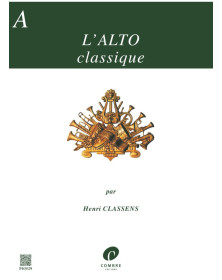 L'Alto classique Vol.A - Henri Classens - Editions Combre