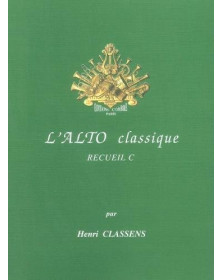 L'Alto classique Vol.C - Henri Classens - Editions Combre