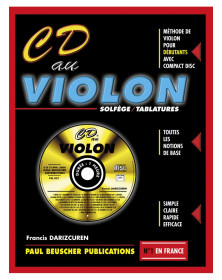 CD au Violon - Francis Darizcuren - Editions Paul Beuscher