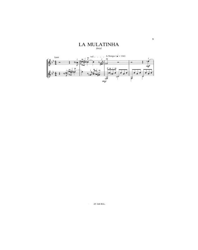Chansons et Danses d'Amérique Latine Vol. D - Guitare - Henry Lemoine