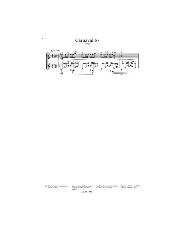 Chansons et Danses d'Amérique Latine Vol. C - 2 Guitares - Henry Lemoine